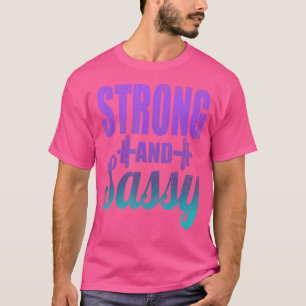 Camiseta Gradiente De Elevação De Peso Forte E Sassado