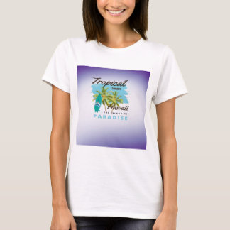 Camiseta gradiente de verão