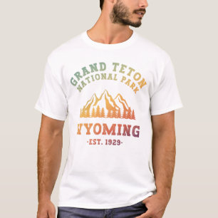 Camiseta Gradiente Grand Teton National Park Wyoming EUA