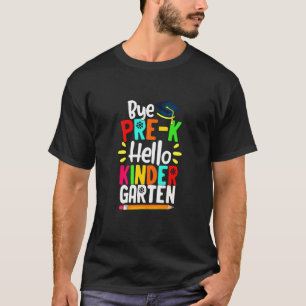 Camiseta Graduação Antes K Olá Jardim De Infância De Volta 