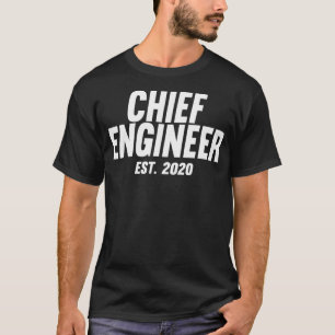 Camiseta Graduação Chefe de Engenheiro de Presente do Nov