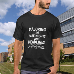 Camiseta Graduação cita preto engraçado