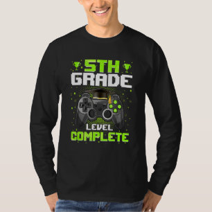 Camiseta Graduação Completa De Nível 5 Gamer De Vídeo Gamer