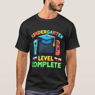 Camiseta Graduação Concluída no Nível de Jardim de Infância