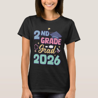 Camiseta Graduação da 2ª Série 2026 Graduado Orgulhoso Segu