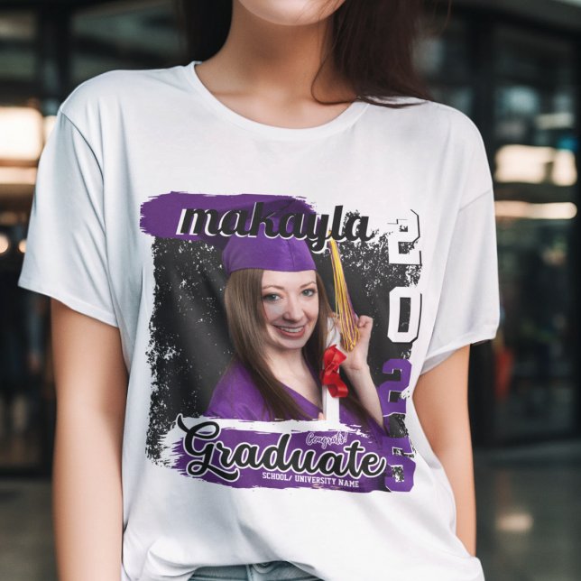 Camiseta Graduação da família em forma de lince Foto person (Criador carregado)