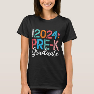 Camiseta Graduação Da Pré-Escola Do formando 2024 Último Di