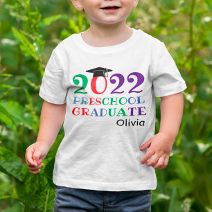Camiseta Graduação da pré-escola personalizada