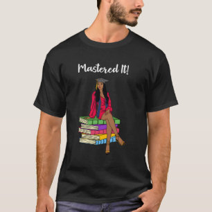 Camiseta Graduação da Rainha Negra Mastered IT African Educ
