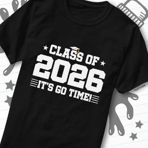 Camiseta Graduação da Turma de 2026 É Hora de Agir Graduado