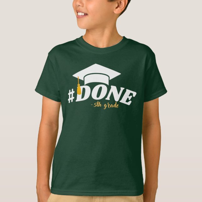 Camiseta Graduação de 5 no Quinto Grau (Frente)