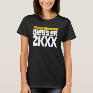 Camiseta Graduação de Classe de Formando de Membro Orgulhos