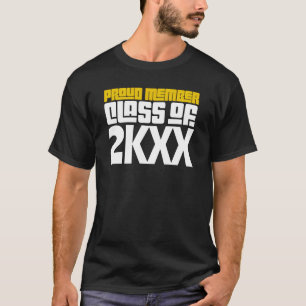 Camiseta Graduação de classe de Mais velho de Formando orgu