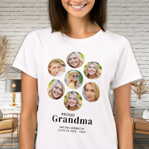 Camiseta Graduação de Colagem de Fotos Personalizada 7 GRAN