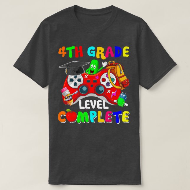 Camiseta Graduação de Controladores de Jogo Completos do Ní (Frente do Design)