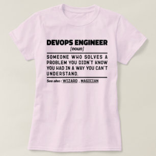Camiseta Graduação de Definição de Engenheiro do Devops Eng