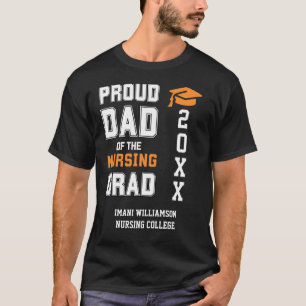 Camiseta Graduação de Dia de os pais de ENFERMEIRAMENTO de 
