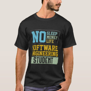 Camiseta Graduação de Engenheiro de software sem repouso se