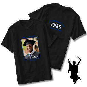 Camiseta Graduação de Foto com Pai Ortopolho Azul