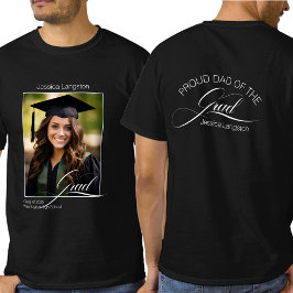 Camiseta Graduação de Foto de Pai Orgulhoso