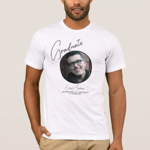 Camiseta Graduação de Fotografias a Preto e Branco formando