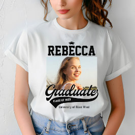 Camiseta Graduação de Fotografias de Formando Universitário