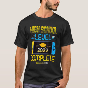 Camiseta Graduação de game de vídeo completo no nível do Se