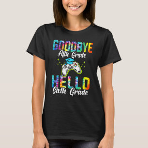Camiseta Graduação de Goodbye 5 Grade Hello 6 Graduação Gra