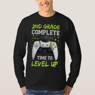 Camiseta Graduação De Graduação De Jogos No Nível De segund