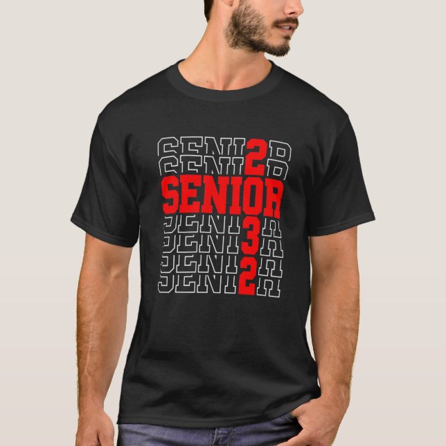 Camiseta Graduação De mais velho Classe De Raparigas De Mai (Frente)