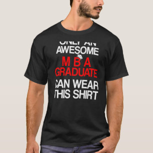 Camiseta Graduação de Mba para Estudantes de Negócios