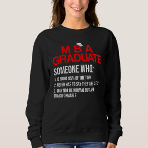 Camiseta Graduação de MBA para Graduação de Graduação de Ne