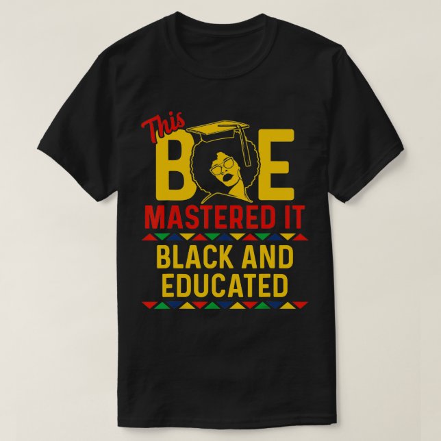 Camiseta Graduação de Mestrados de Bae Formando Preto1807 (Frente do Design)
