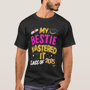 Camiseta Graduação de mestrados Minha Bestie dominou a Clas