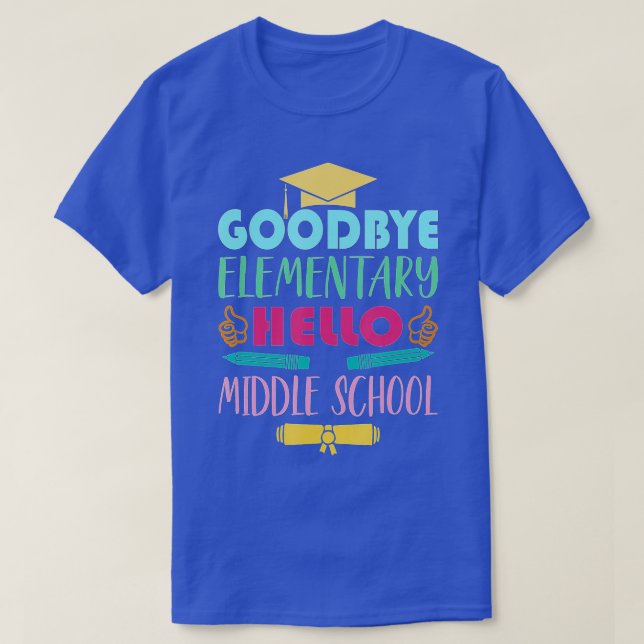 Camiseta Graduação De Ofertas De Ensino Médio Para Ensino M (Frente do Design)