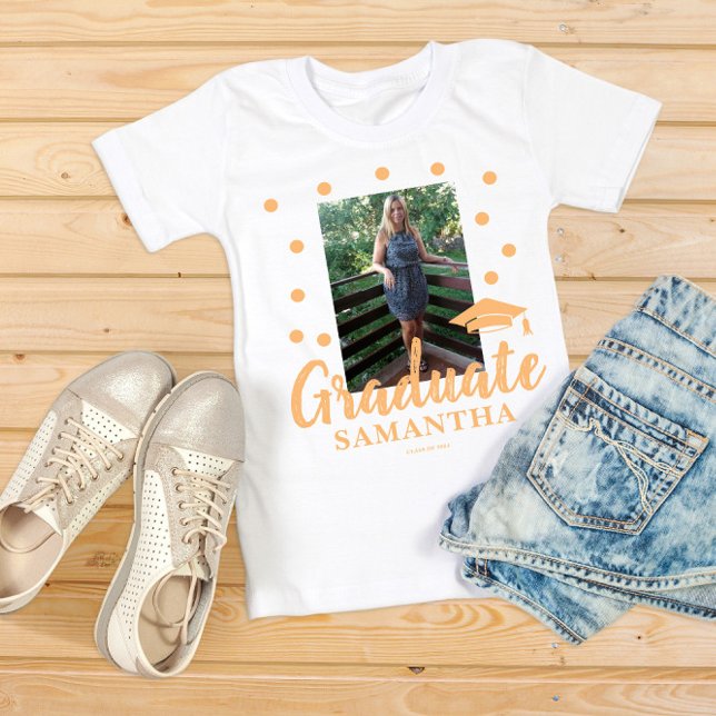 Camiseta Graduação de Pêssego (Criador carregado)