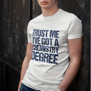 Camiseta Graduação de Química Engraçada Humor Formando Chem