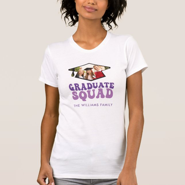 Camiseta Graduação de Segundo grau na esquadra do Formando  (Frente)
