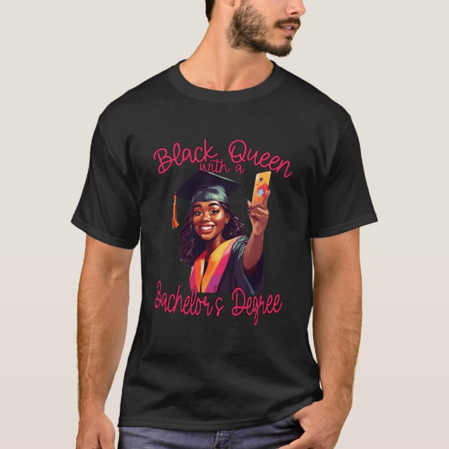Camiseta Graduação de Solteiros Rainha Negra 2023 Bsw S (Frente)