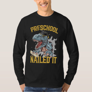 Camiseta Graduação Dinossauro Monstro da Pré-Escola de Cami
