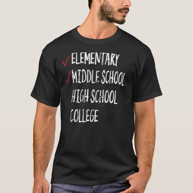 Camiseta Graduação do 8º ano no ensino médio (Frente)