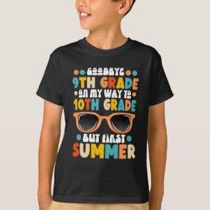 Camiseta Graduação Do 9º Grau No 10º Grau No Primeiro Verão