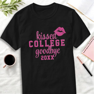 Camiseta Graduação do Ano de Adeus à Faculdade Kissed
