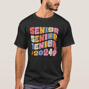Camiseta Graduação Do Mais velho Groovy 2024 De Volta À Cla