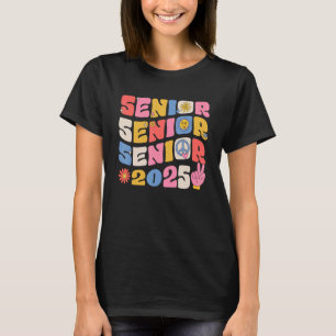 Camiseta Graduação Do Mais velho Groovy 2025 De Volta À Cla
