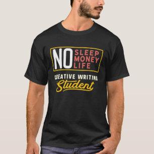 Camiseta Graduação do Major Studen Escrevendo Criativo