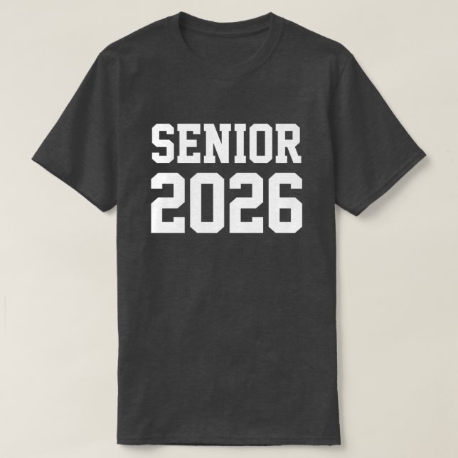 Camiseta Graduação do último ano 2026 (Frente do Design)