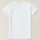 Camiseta Graduação em branco preto simples e legal com form (Verso do Design)