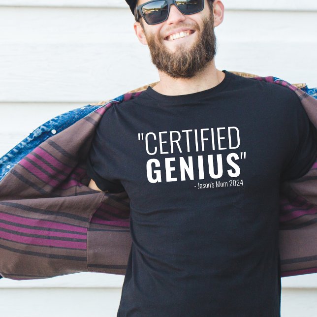 Camiseta Graduação Engraçada Citação Mãe (Criador carregado)