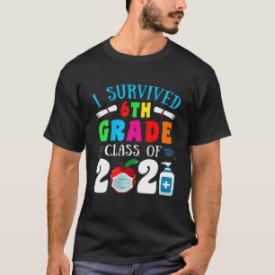 Camiseta Graduação Grau 6 Cute I Sobreviveu 6 Grau Cla